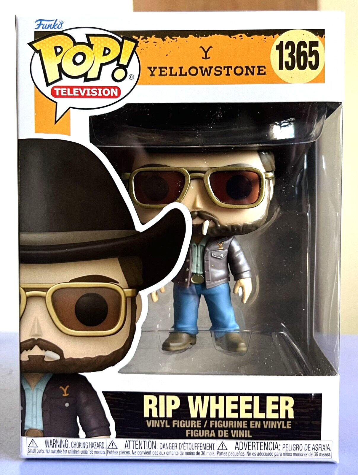 Funko Pop Television: RIP WHEELER #1365 (Yellowstone TV Series) w/Protector