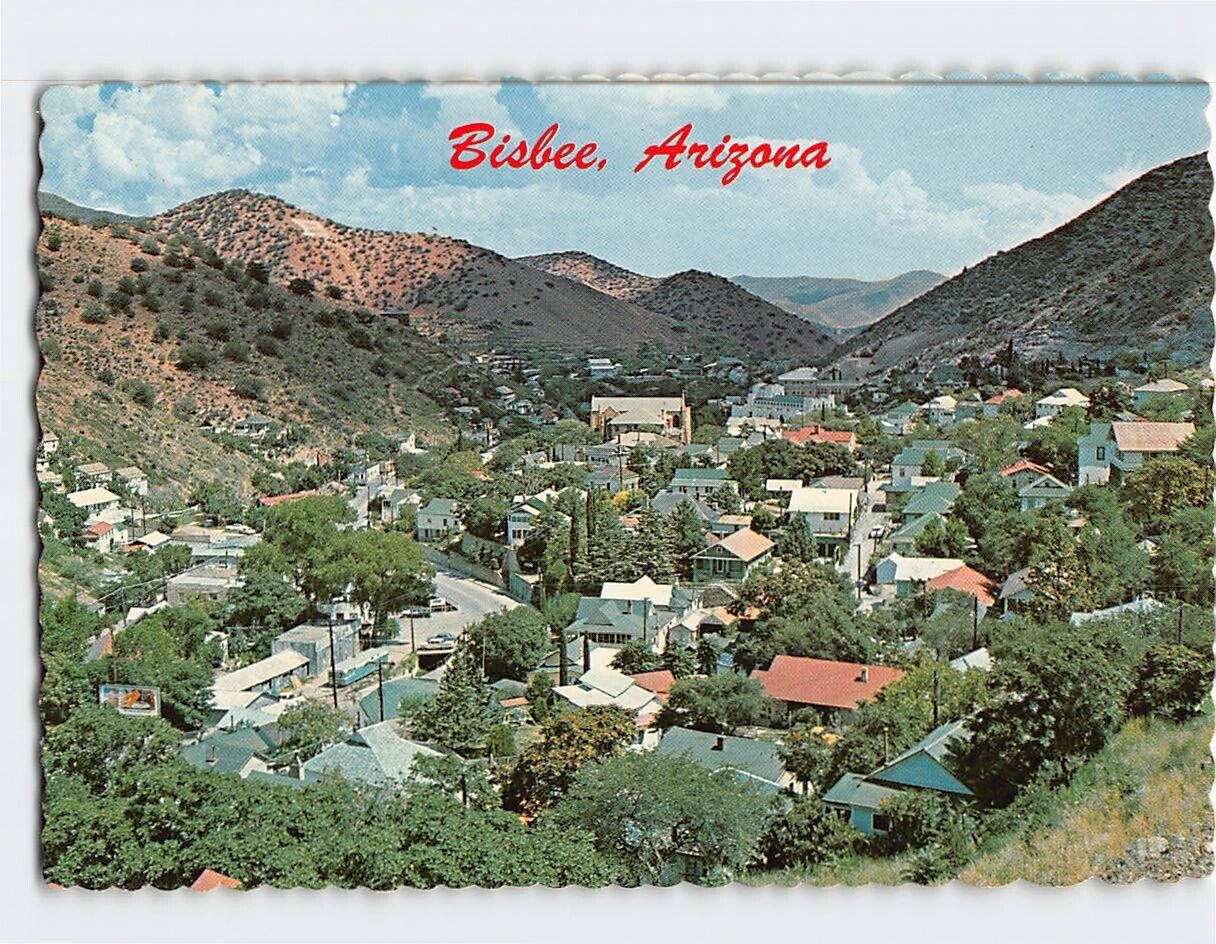 Postcard Residential area Bisbee Arizona USA