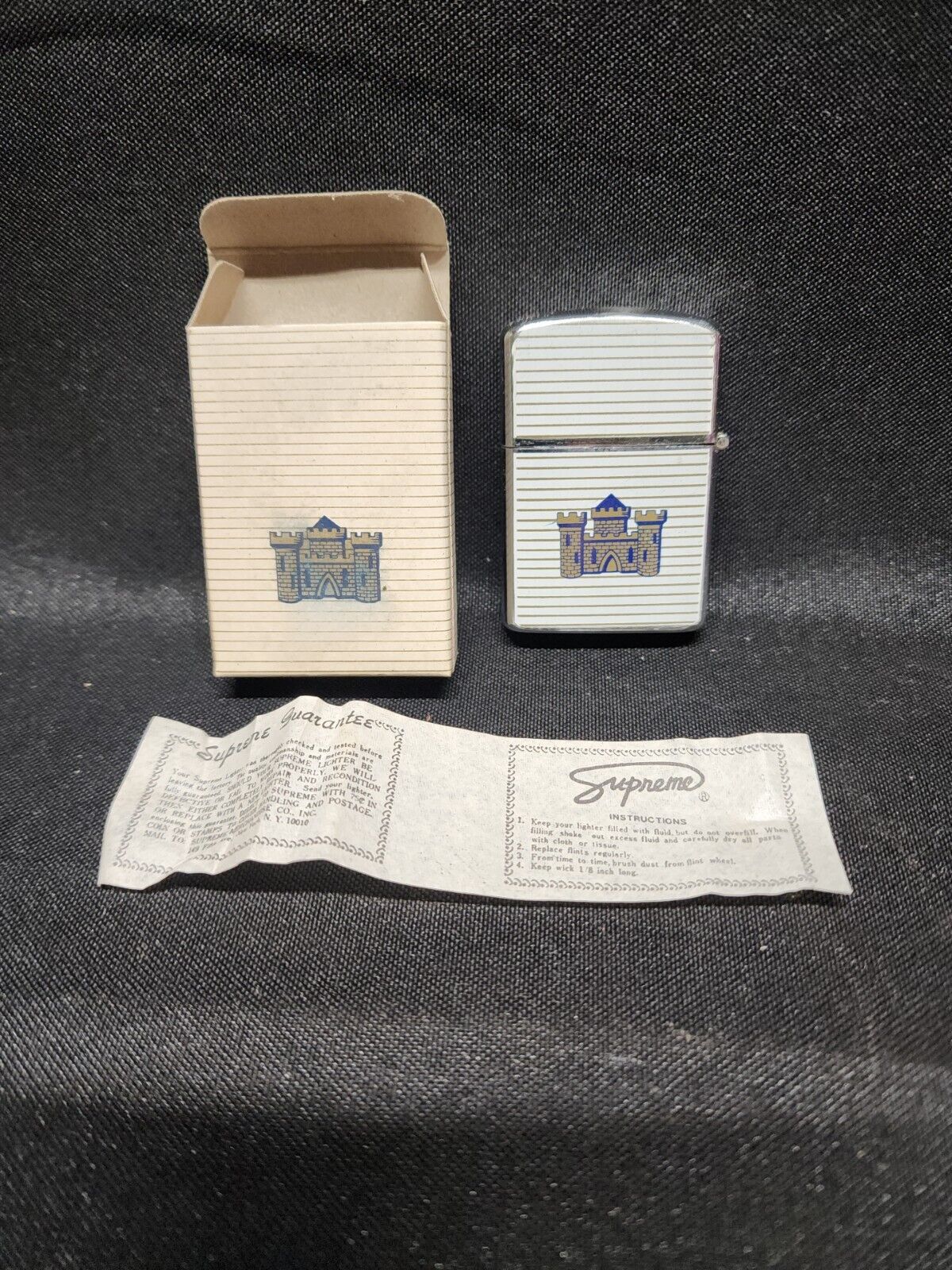 Vintage 1970’s KENT Cigarettes Advertising Lighter Supreme Japan NIB