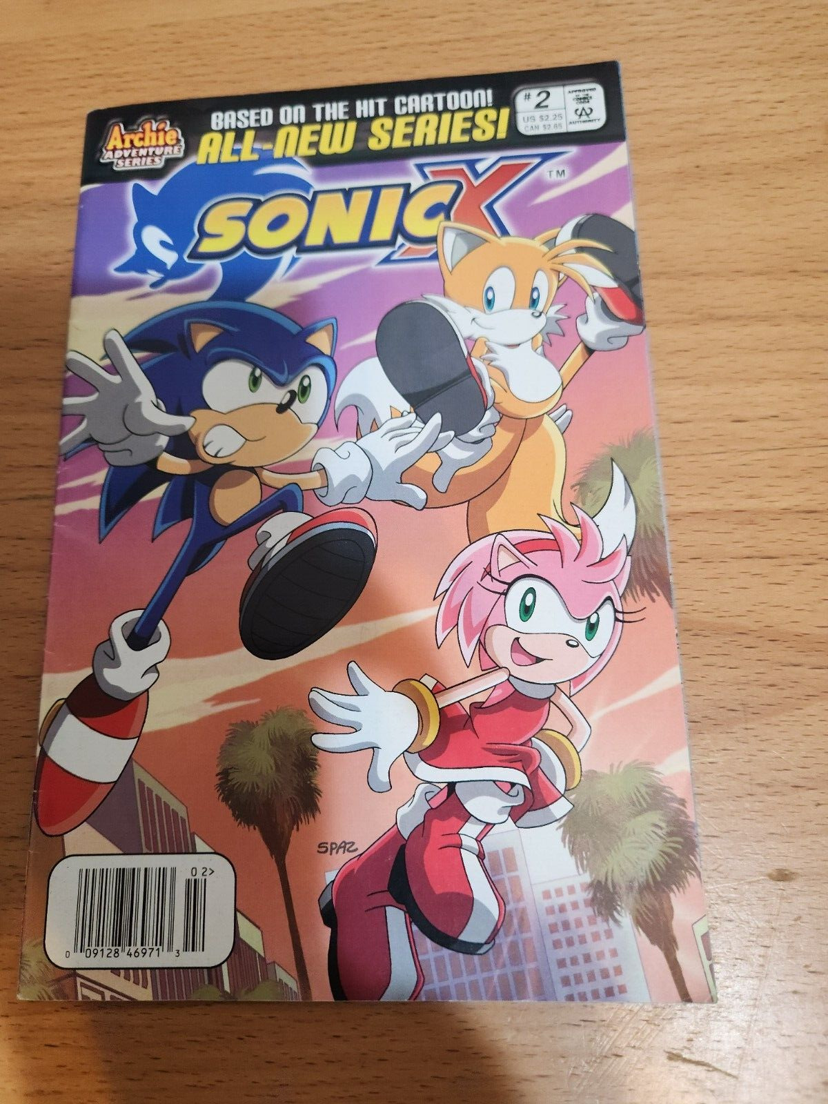 2005 Dec Issue 2 Archie Adventure Series Sonic-X Comic Book