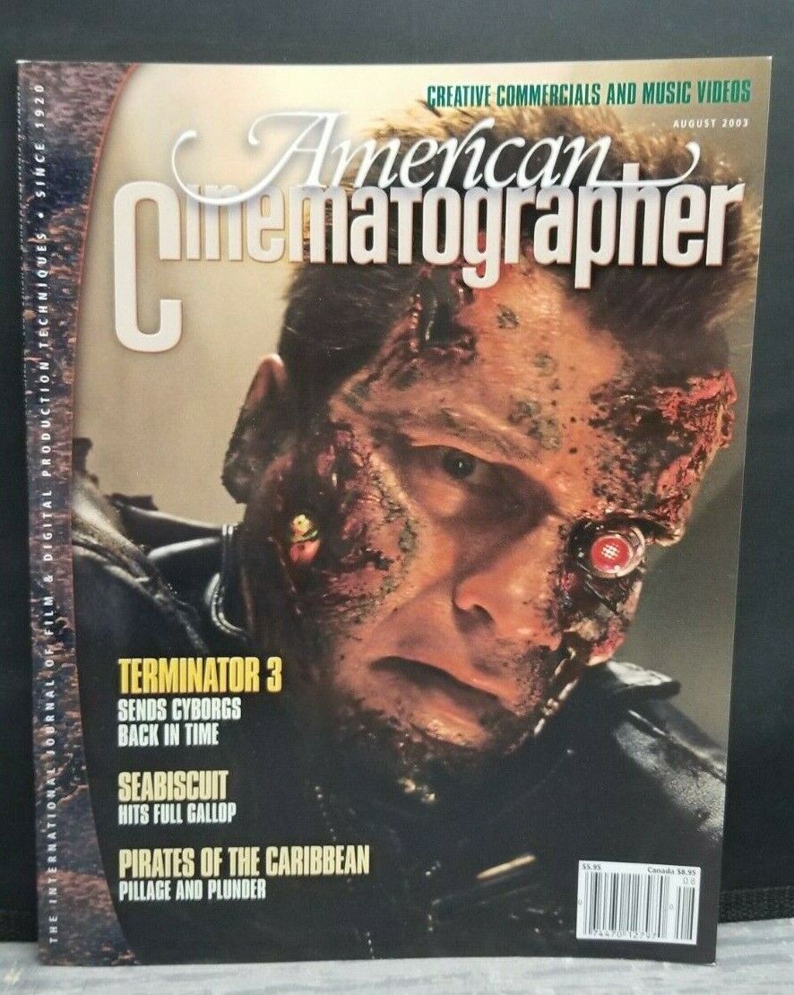 American Cinematographer Magazine Aug 2003 Terminator 3