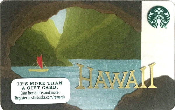 Starbucks Card 2016 Hawaii Grotto NEW