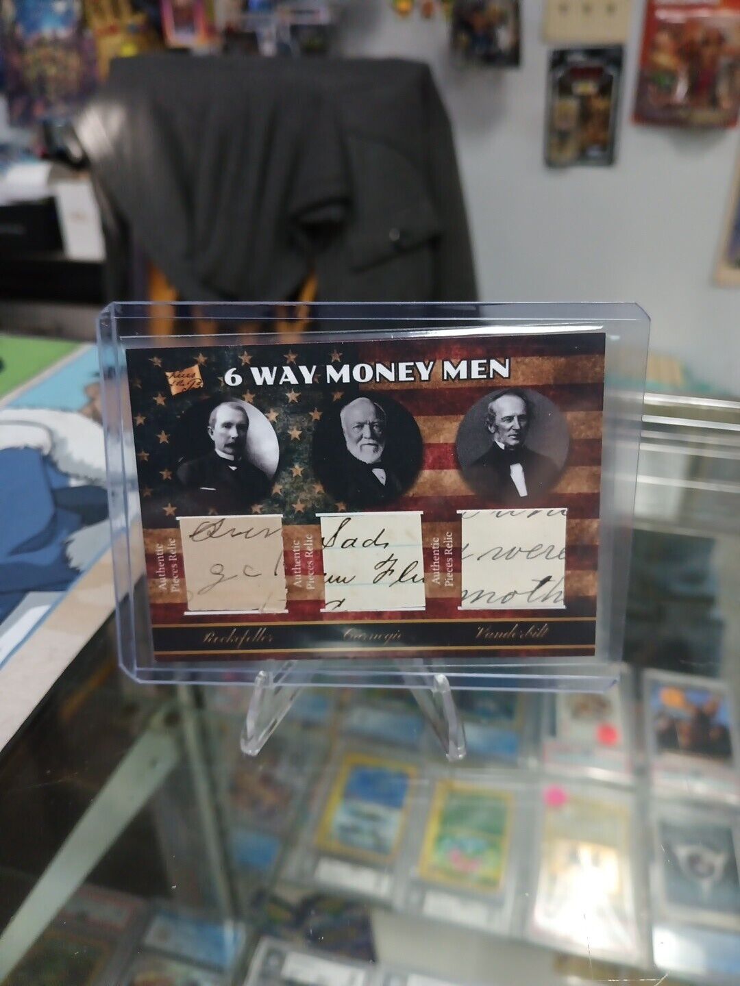 2022 PIECES OF THE PAST card 6 WAY Money Men RELIC & HANDWRITTEN A