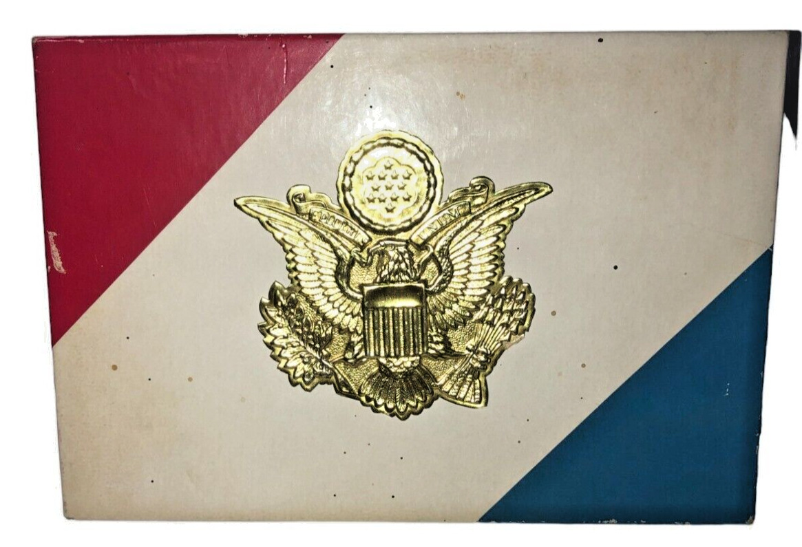 U. S. Army Branded Box 8 x 5.5 x 2 Vintage 1939 - 1945 WWII