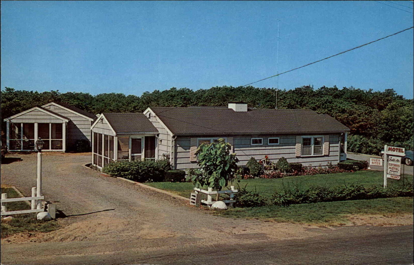 North Truro Massachusetts MA Salt-Air Cottages Motel c1950s-60s Postcard