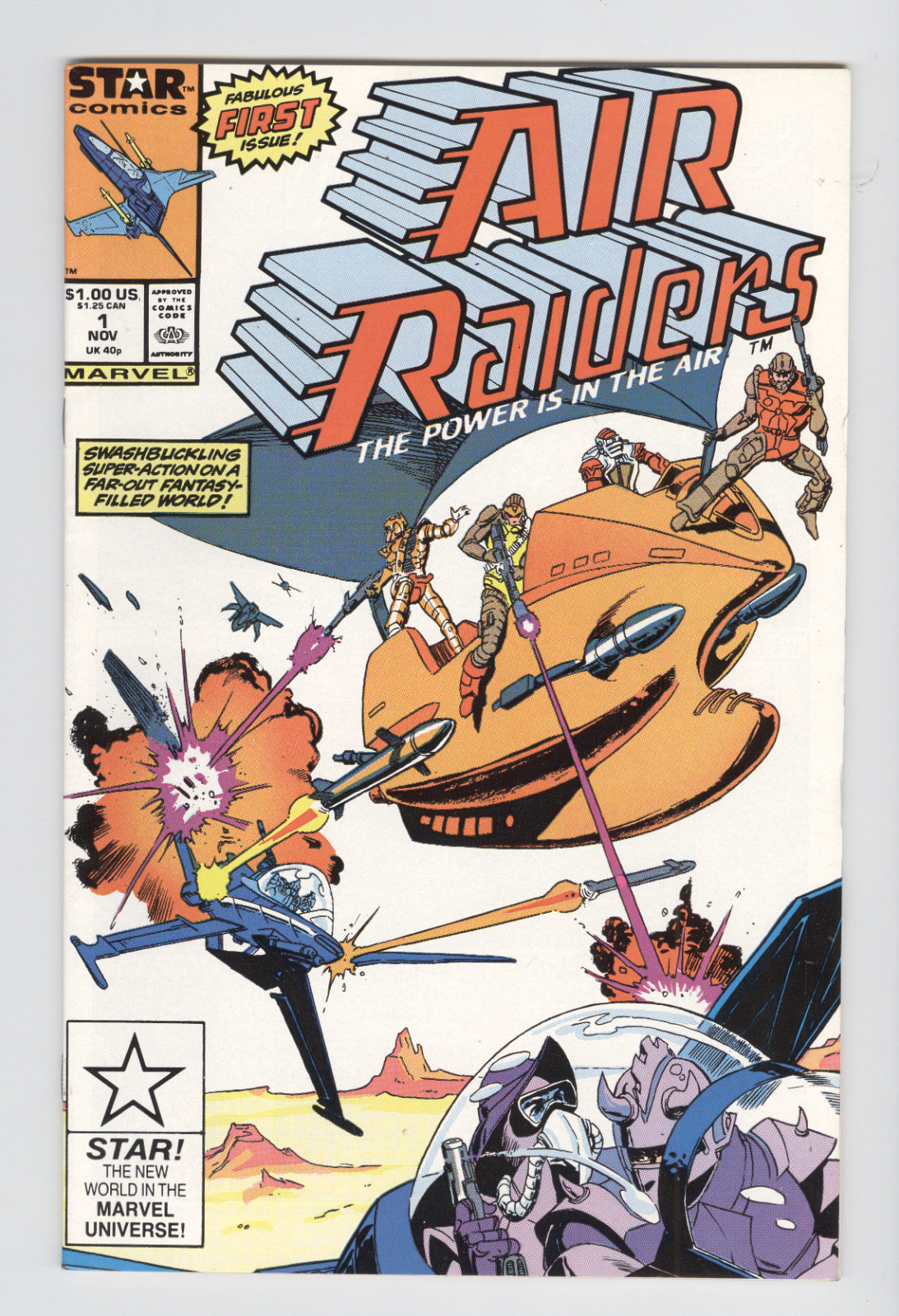 Air Raiders #1 November 1987 VF