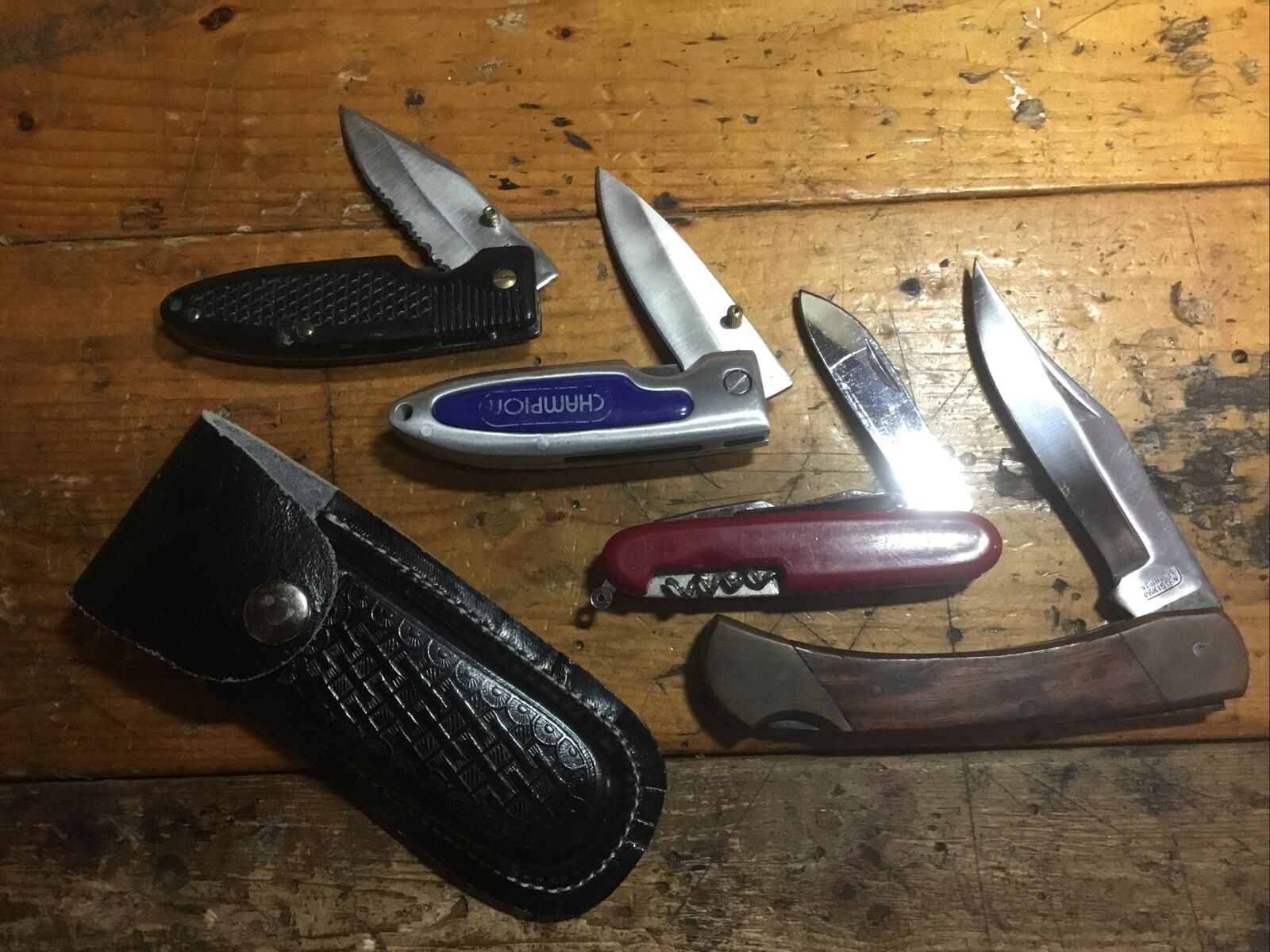 Lot (4) Folding Knives In Nice Shape
