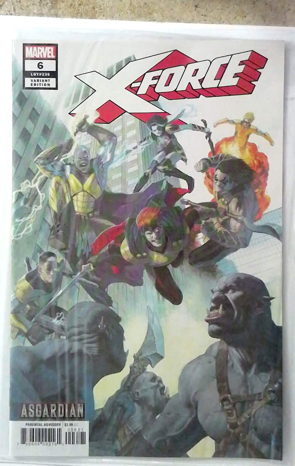 X-Force #6 b Marvel (2019) Variant Asgardian 5th Series Comic Book