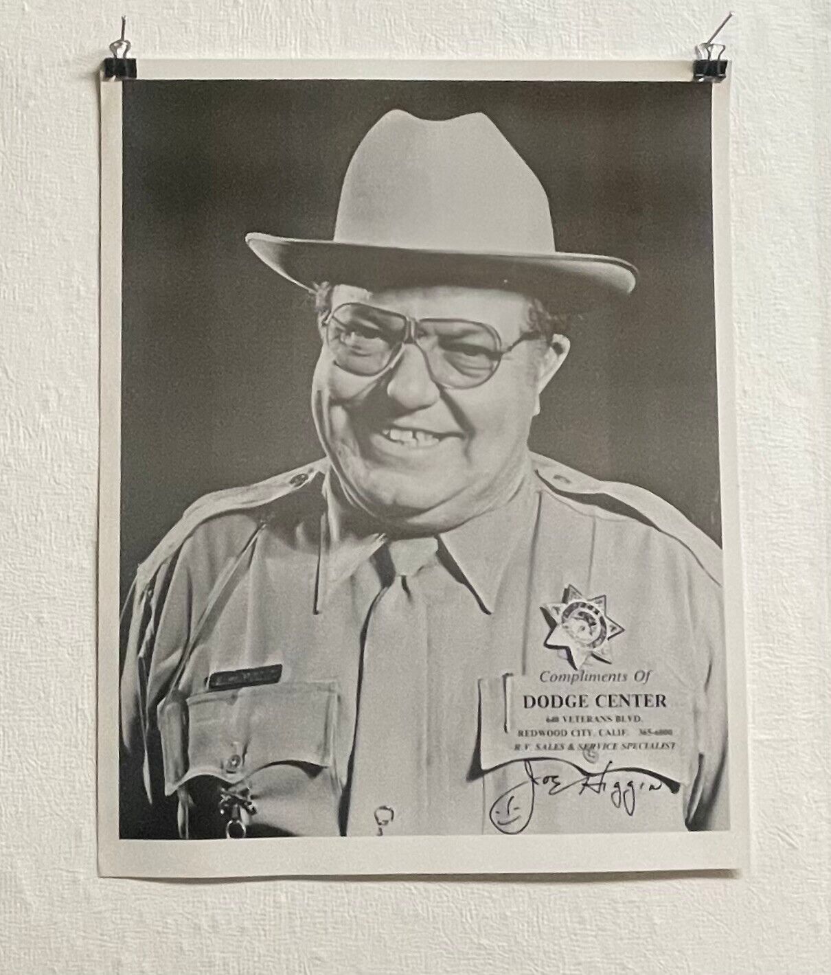 1970s Dodge small dealership poster Sheriff