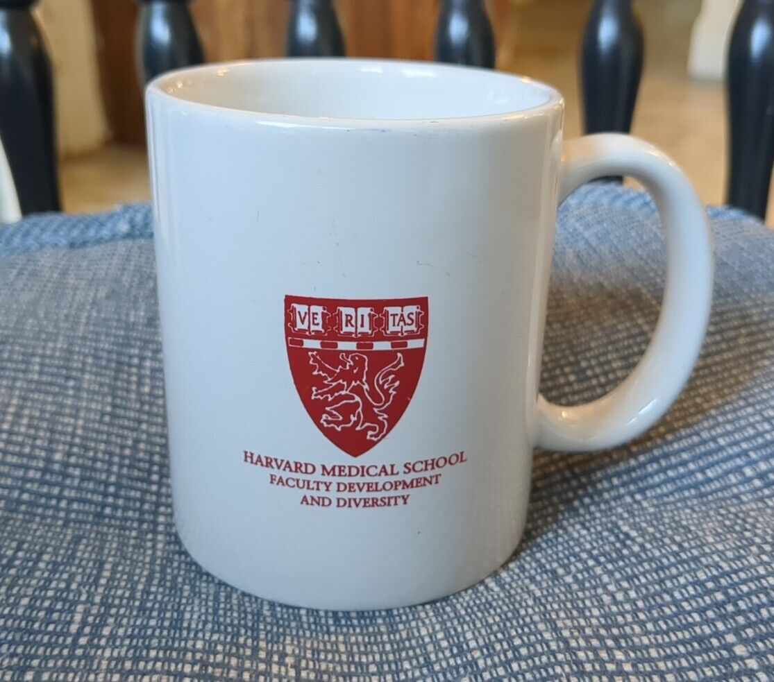HARVARD University Mug White Red White Medical School Faculty Development Coffee