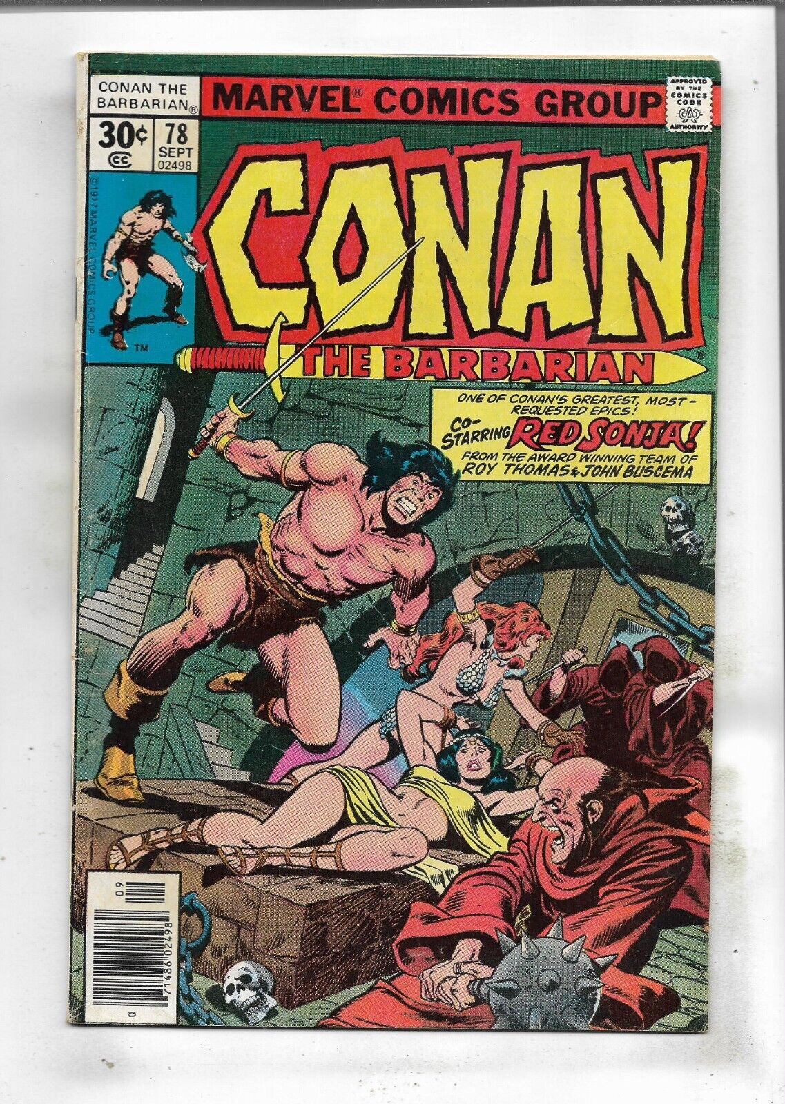 Conan The Barbarian 1977 #78 Fine