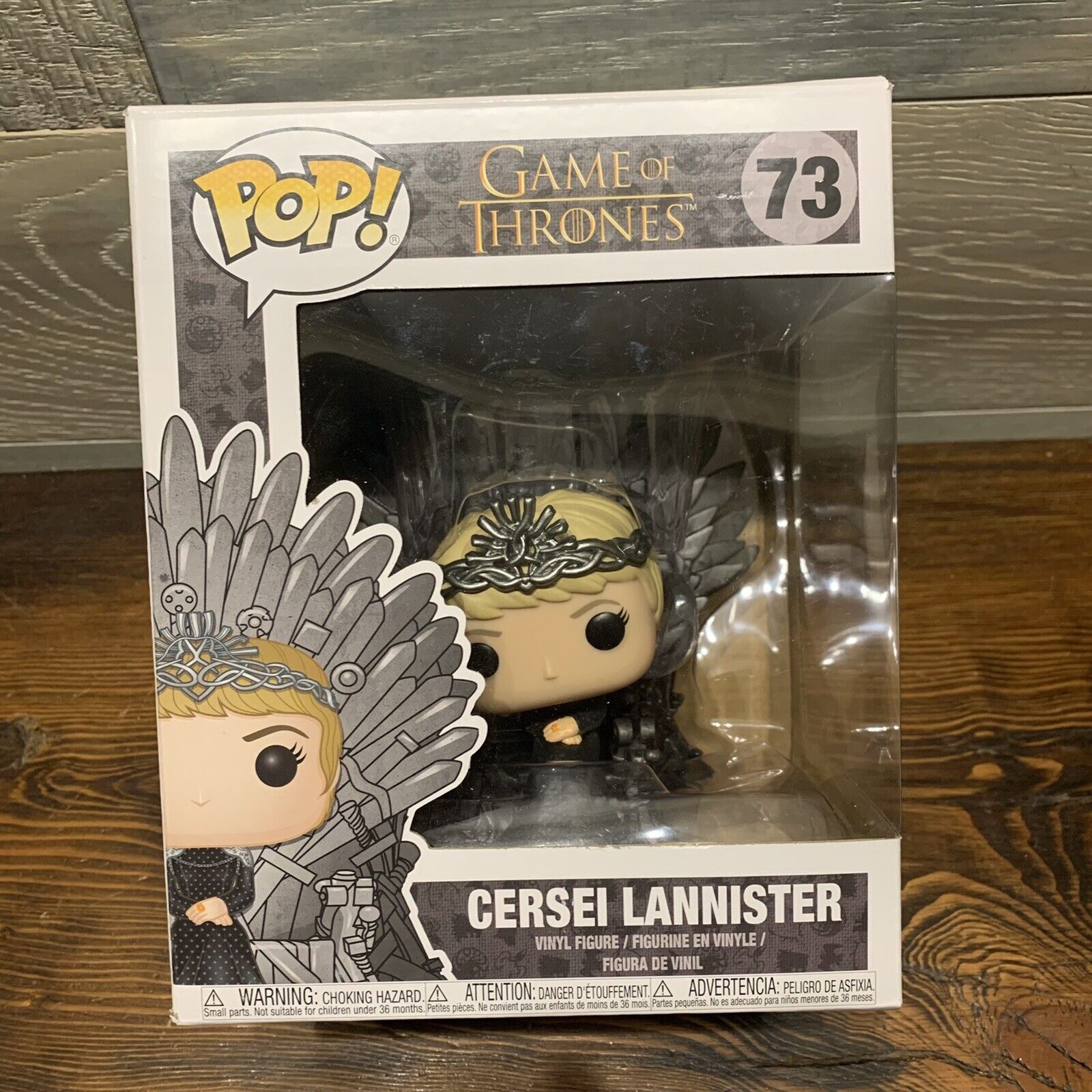 Funko POP Deluxe: Game of Thrones - Cersei Lannister Sitting on Iron Throne #73