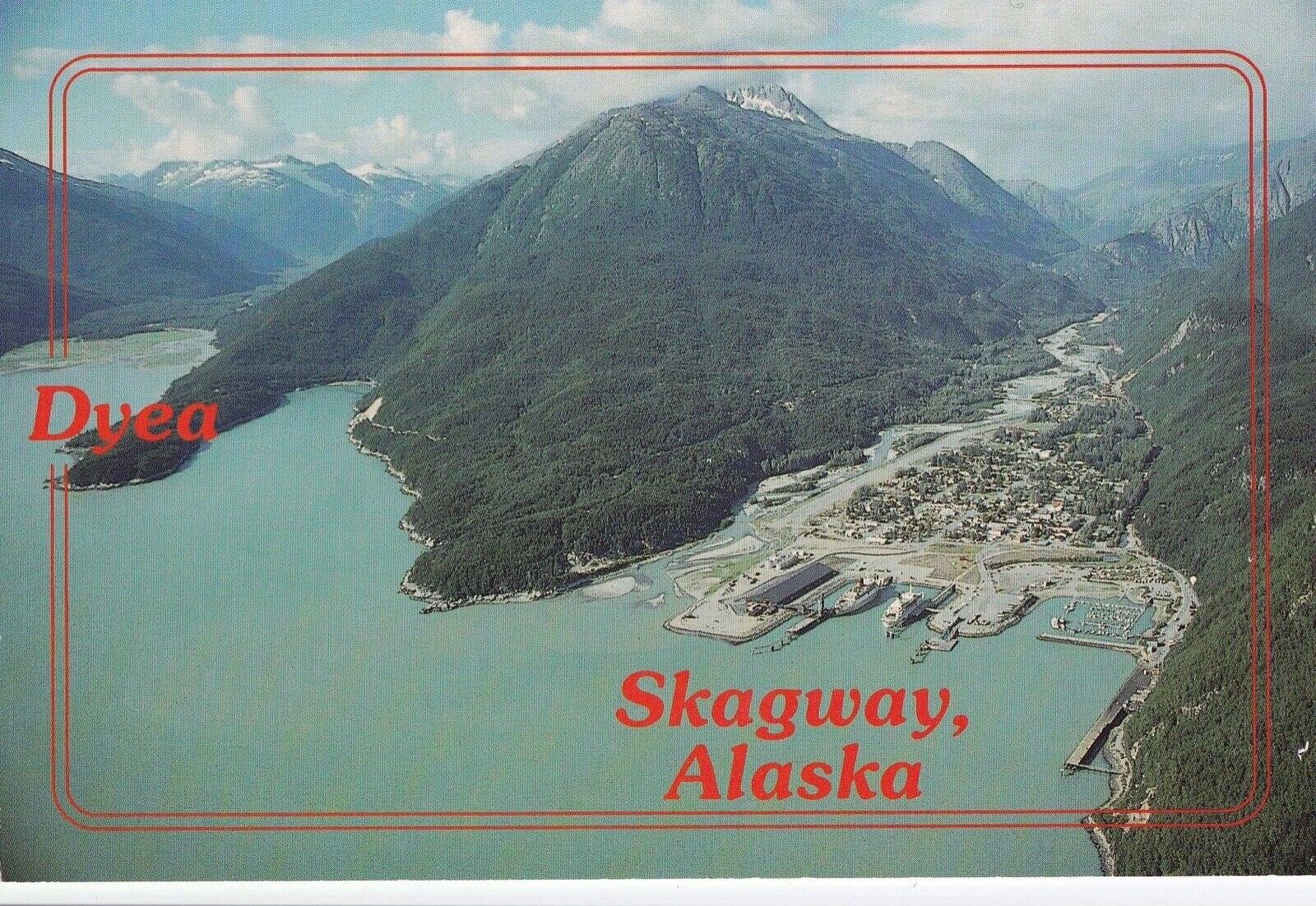 Dyea Alaska Skagway Lynn Canal Mountains 4x6 Vintage Postcard Travel