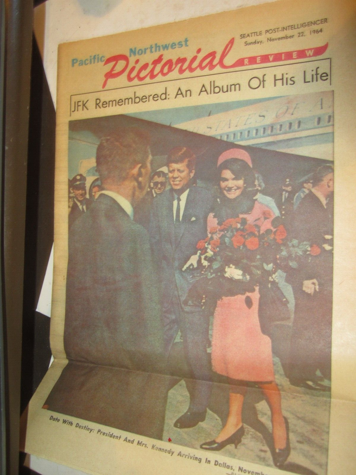 SUNDAY NOV 24 1964 Seattle Post Intelligencer PACIFIC NW PICTORIAL REVIEW JFK