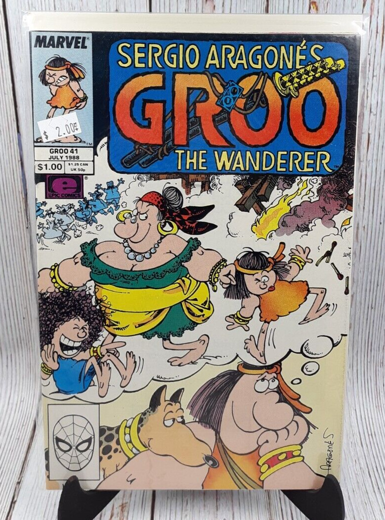 SERGIO ARAGONE\'S GROO THE WANDERER #41 Marvel Comics 1988