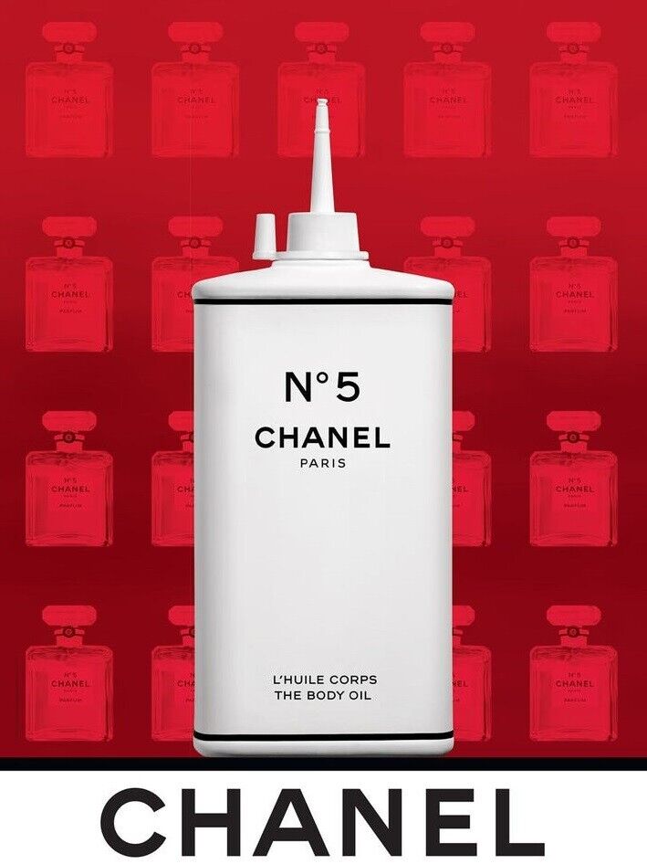 CHANEL N°5 Factory Collection Red Poster - Rare Limited Edition Paris Pop Up