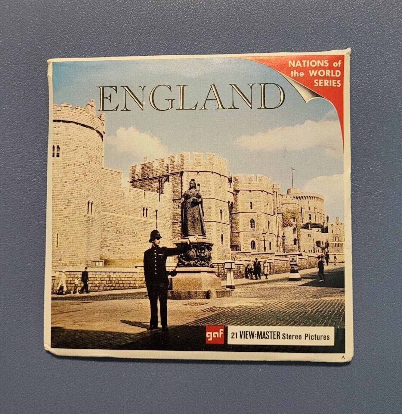 Color Gaf B156 England Nations of the World Travel view-master 3 Reels Packet