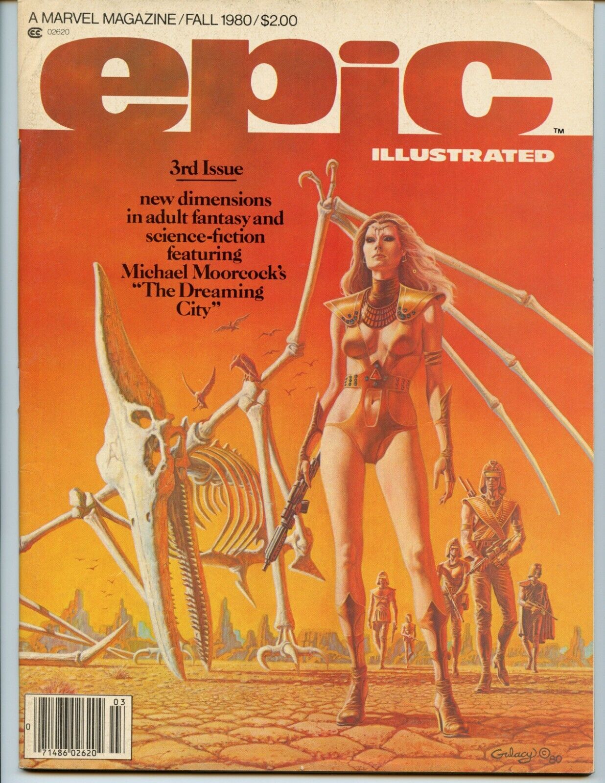 Epic Illustrated #3 Magazine 1980 FN 1st App Dreadstar Marvel Comics
