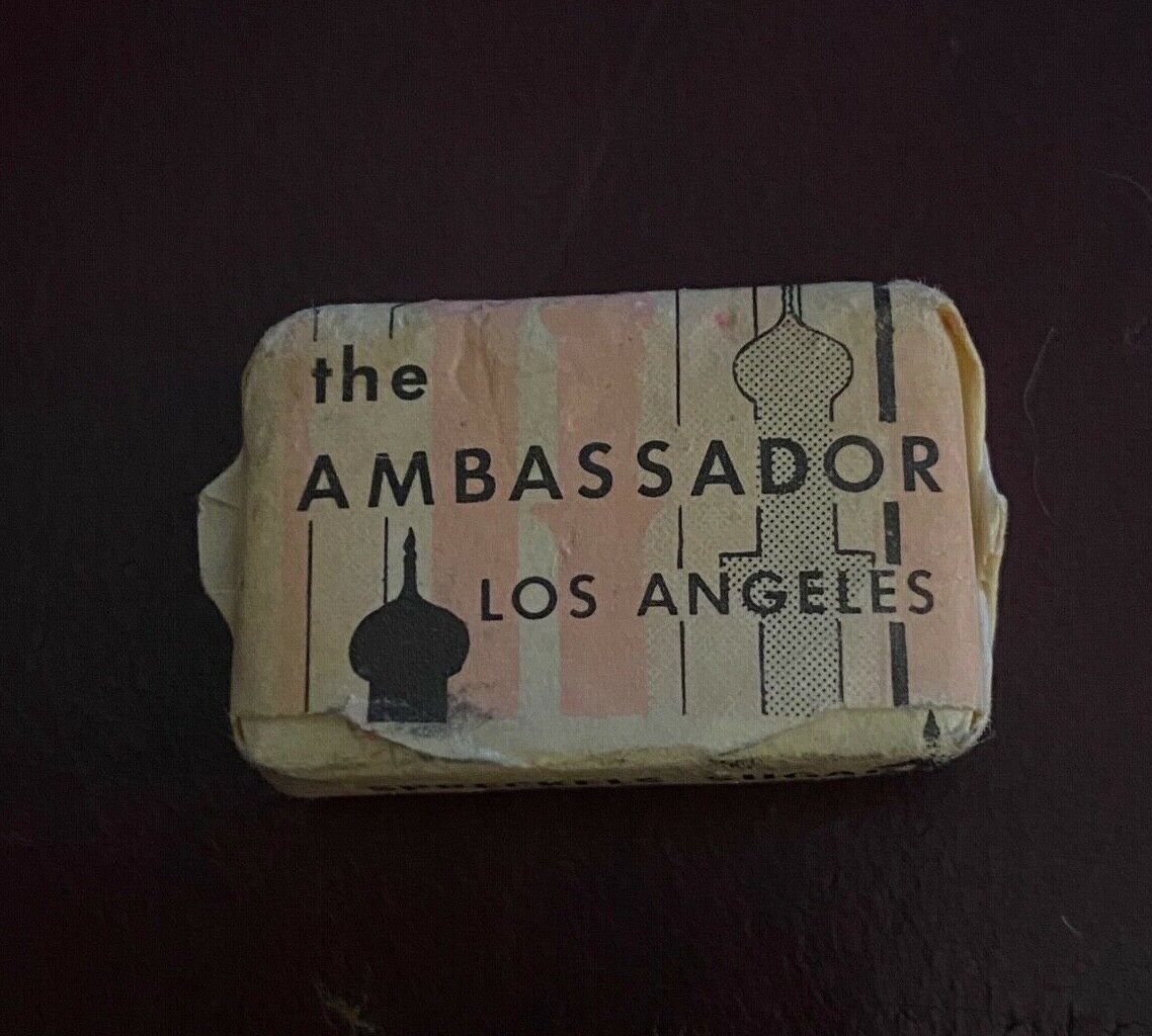 Vintage Ambassador Cocoanut Grove Los Angeles California Spreckels Sugar Cube
