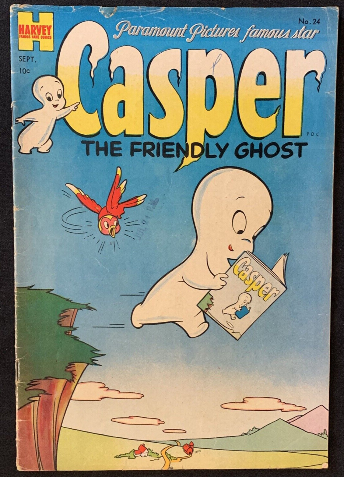 CASPER THE FRIENDLY GHOST #24 1954 HARVEY Comics INFINITY-c Original Owner