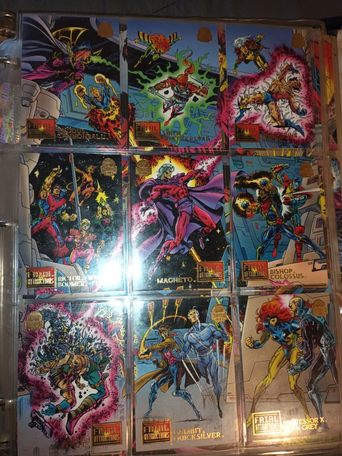 1993 Marvel Fatal Attraction Cards