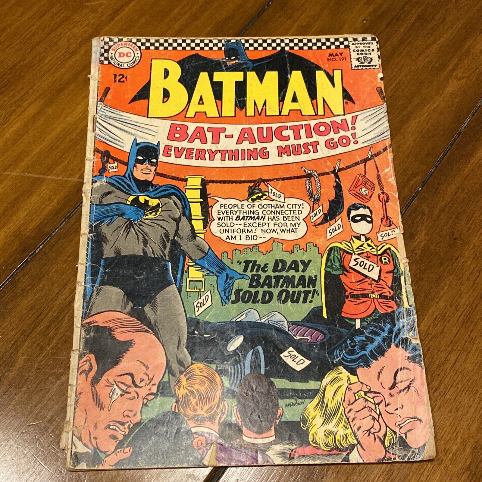Batman #191 May 1967 - Silver Age DC Comics