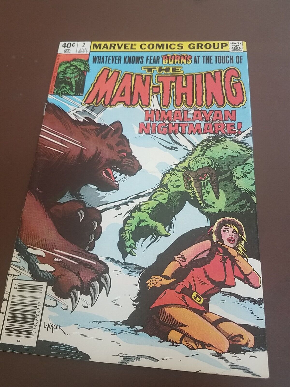 MAN-THING Vol.2 #2 1980 VG 4.0