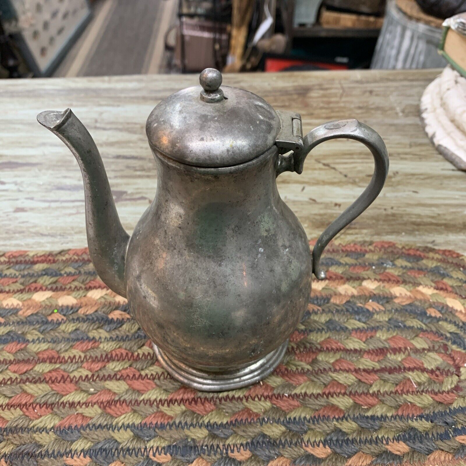 Vintage Pewter Tea Pot Brooklyn NY