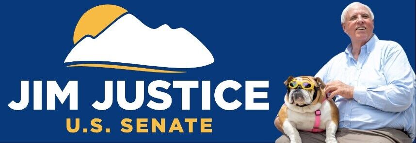 Jim Justice for Senate 2024 Sticker West Virginia Political Republican 8\
