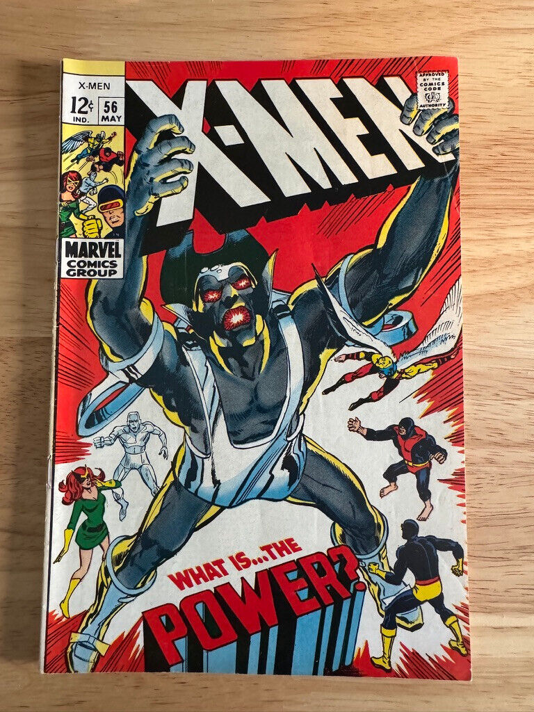 X-Men #56 1st Living Monolith 1st Neal Adams Art & Cover BEAUTIFUL F/VF