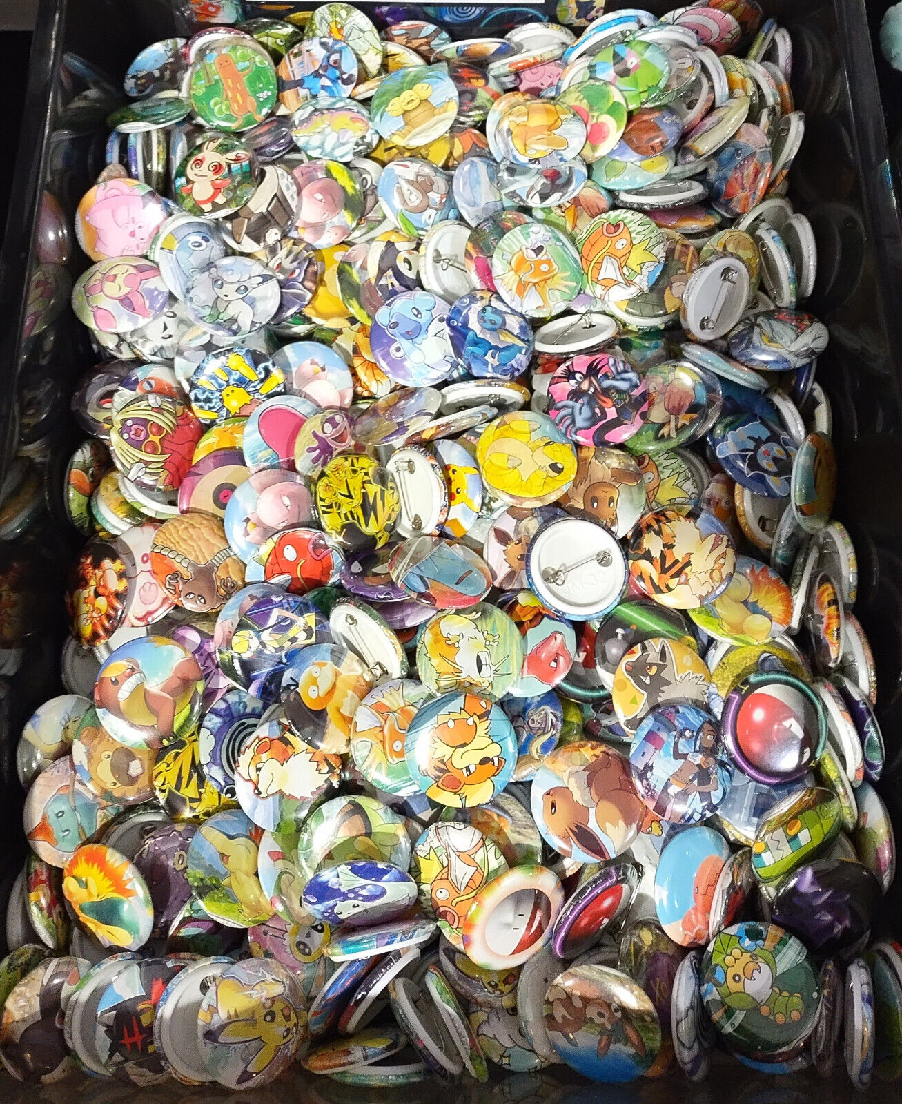 Lot of 20 Pokemon Button Badges Pins 1.25\