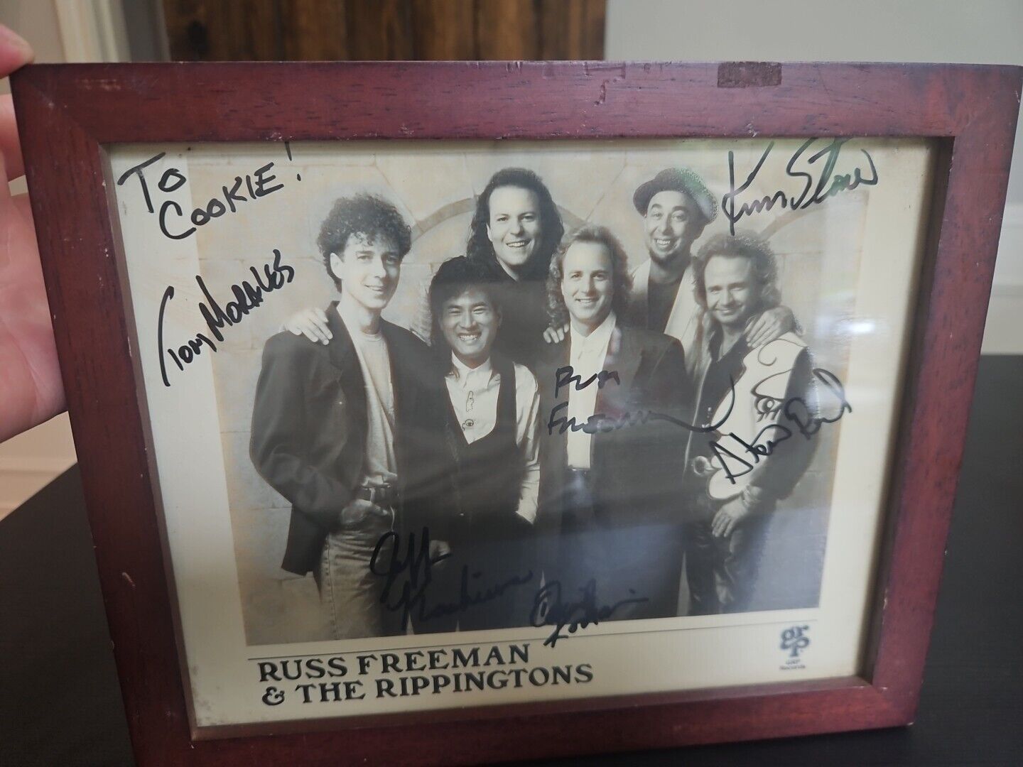 Autographed 1995 Press Photo Musical Group, Russ Freeman & The Rippingtons 