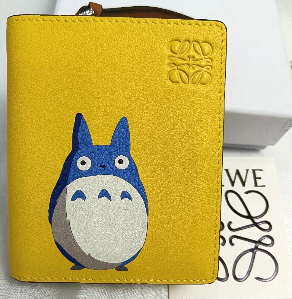 LOEWE x Studio Ghibli Collaboration My Neighbor Totoro Folded Wallet Japan USED