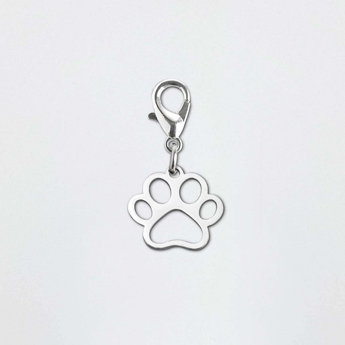 Oh So Prescious - Clip-A-Paw Stainless Steel Keyring Keepsake