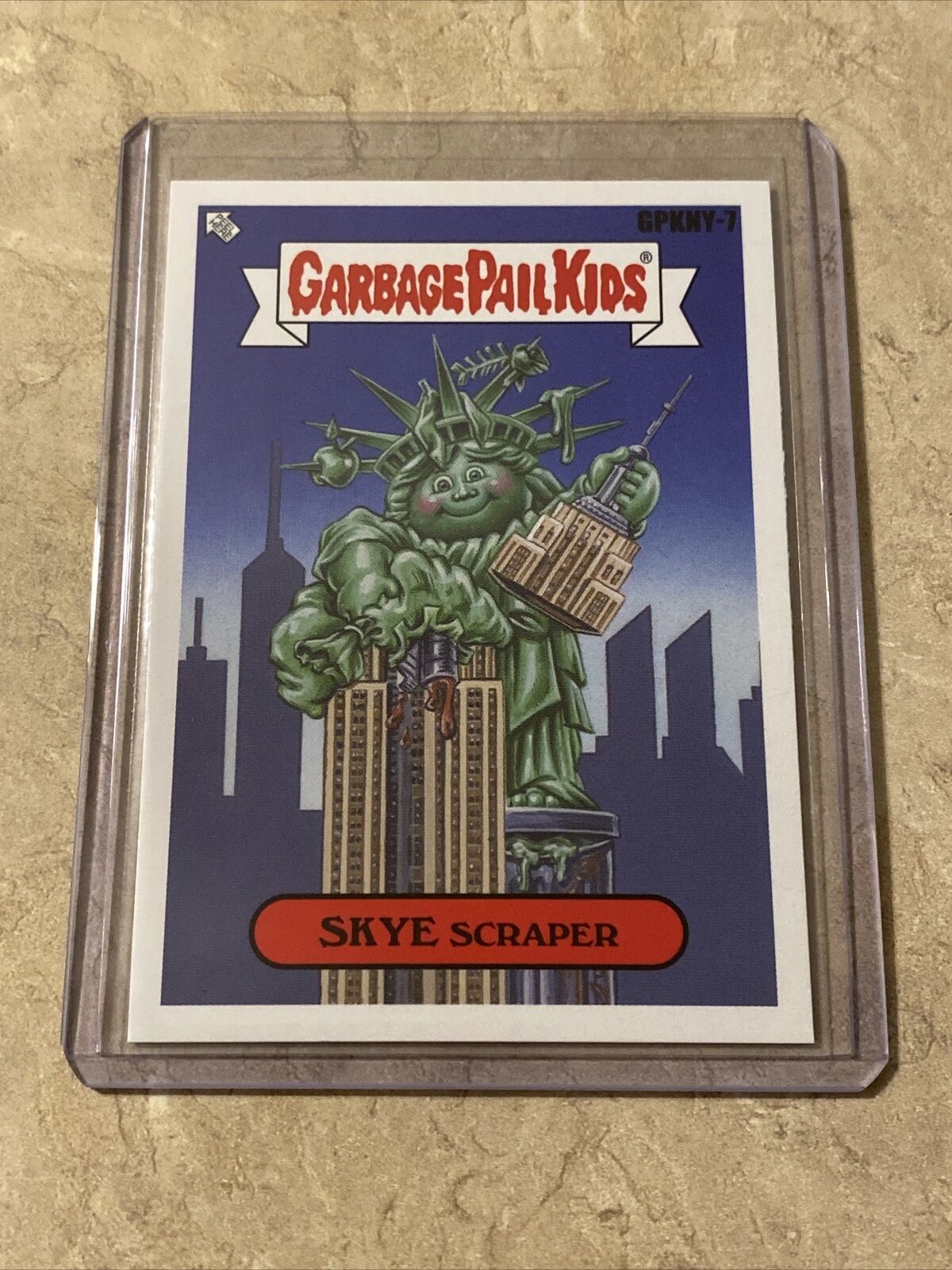 TOPPS 2023 NYCC Garbage Pail Kids SKYE SCRAPER Promo Trading Card GPKNY-7