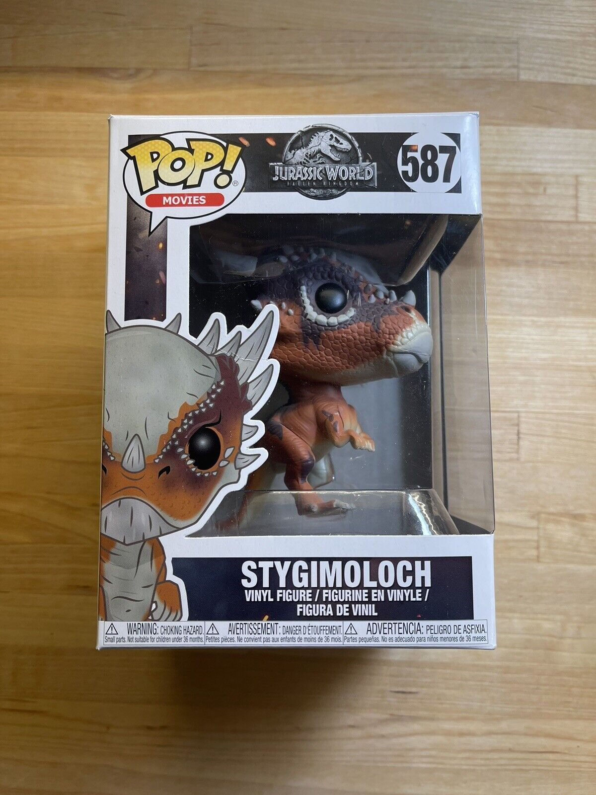 Stygimoloch 587 Jurassic World Funko Pop Dinosaur
