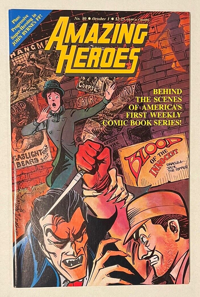Amazing Heroes #80 1985 Fantagraphics Comic Book - We Combine Shipping