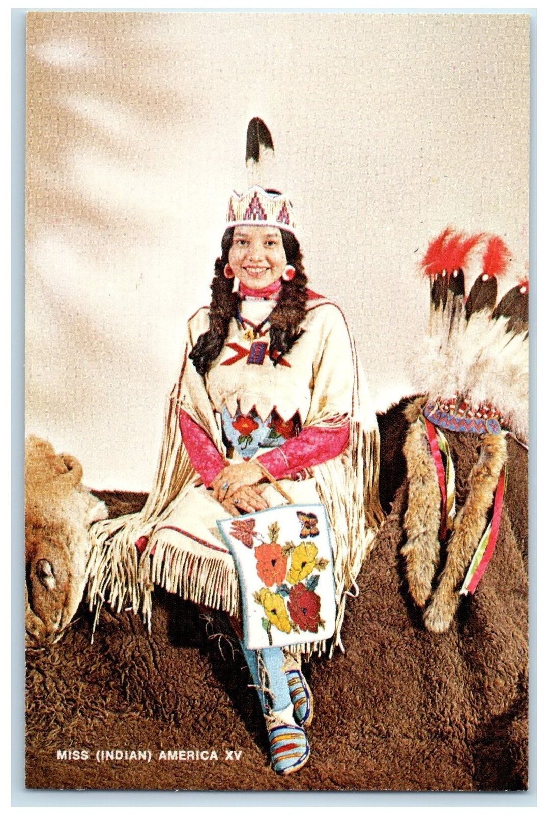 c1960's Miss Thomasine Ruth Hill Scene Sheridan Wyoming WY Unposted Postcard
