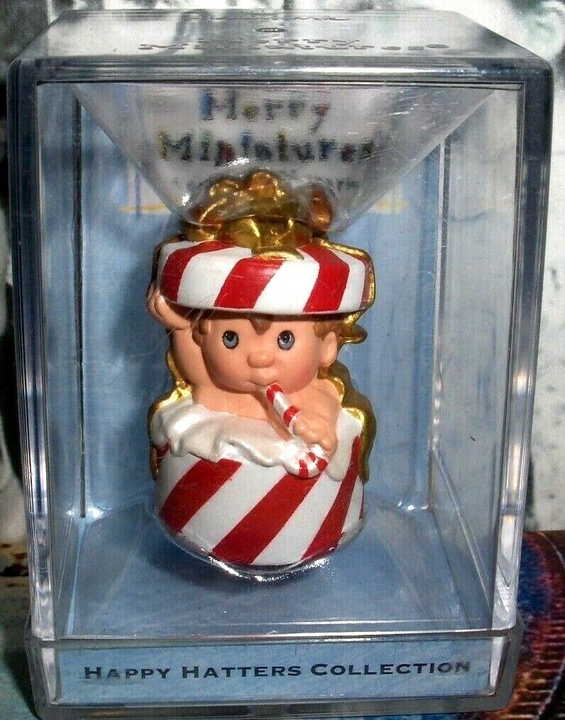 Hattie Boxx`2000`Merry Miniatures-12Th Happy Hatters Collect,Hallmark Figurine