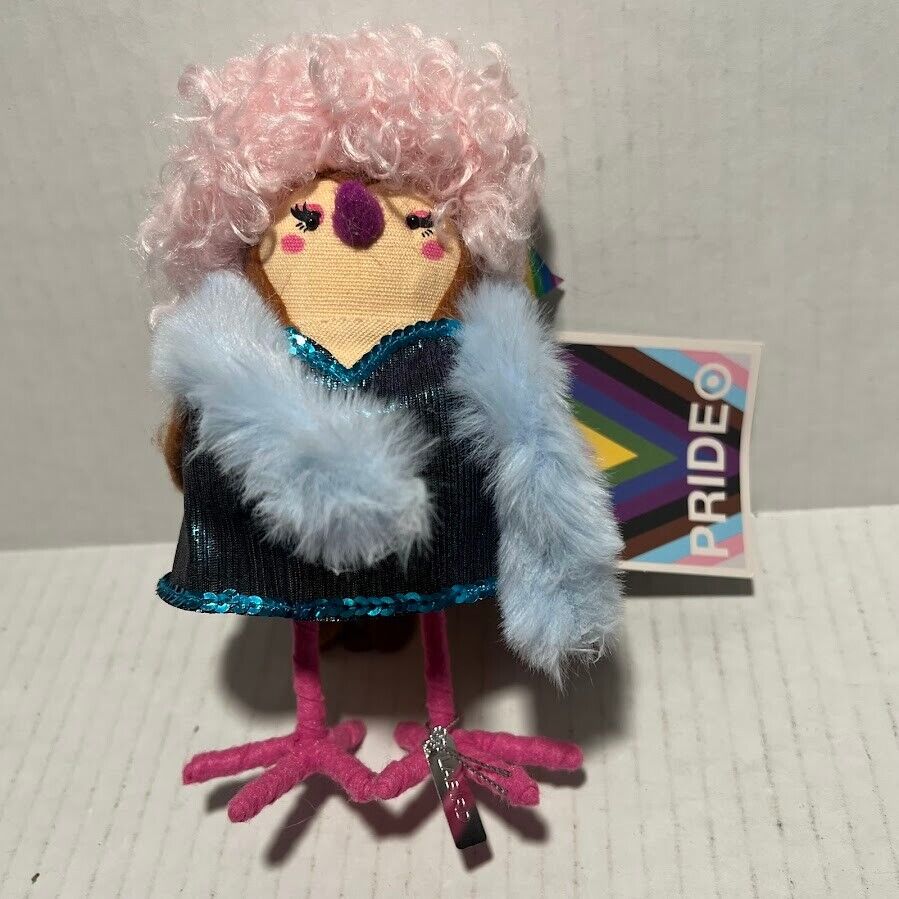 Target LABIRD 2023 Pride Bird Drag Queen LGBTQIA+ Rainbow Fabric New w/Tags