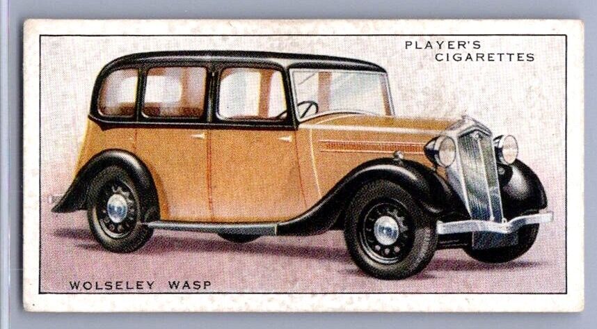 1936 Player\'s Motor Cars 1st Series Wolseley Wasp #50