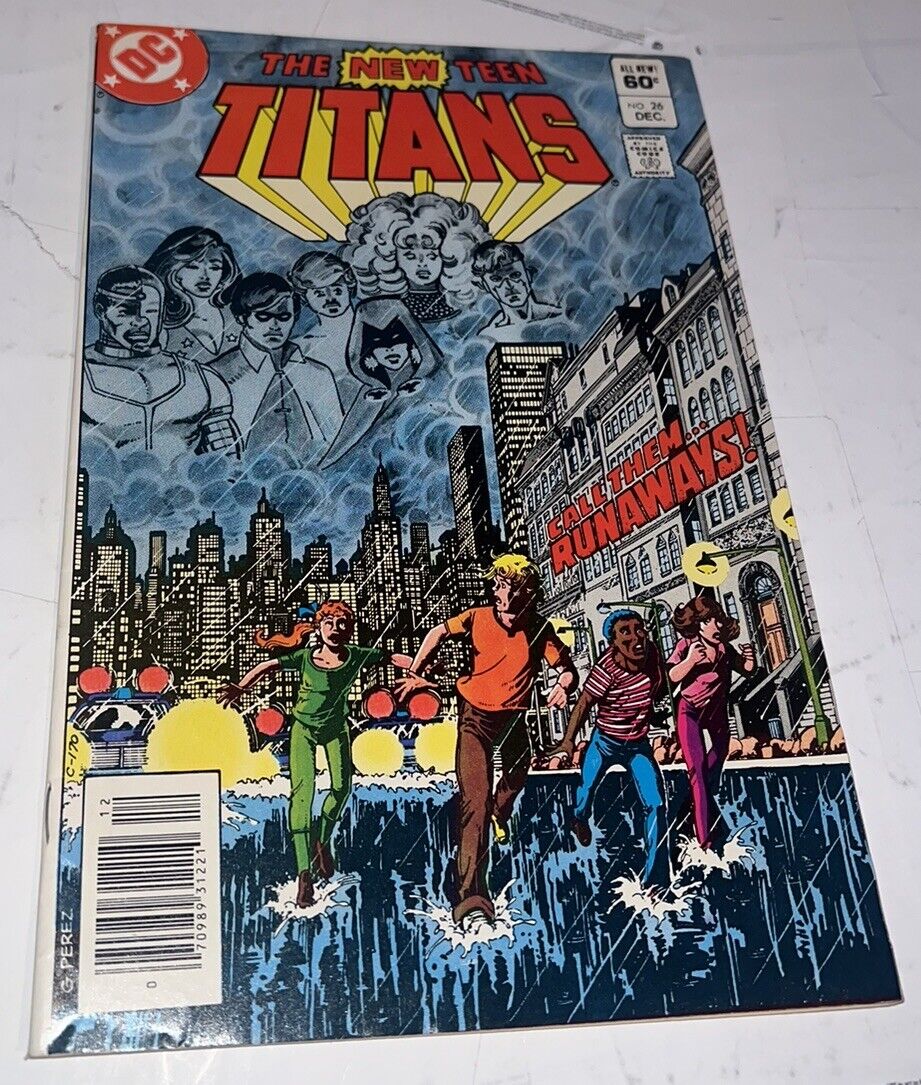 New Teen Titans #26 Perez Cover Key VF- 1st Terra Robin Cyborg Raven Starfire DC