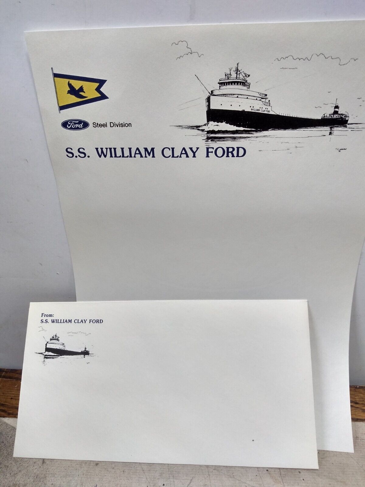 SS William Clay Ford, Ford Motor Co. Stationary Ford Freighters Great Lakes,