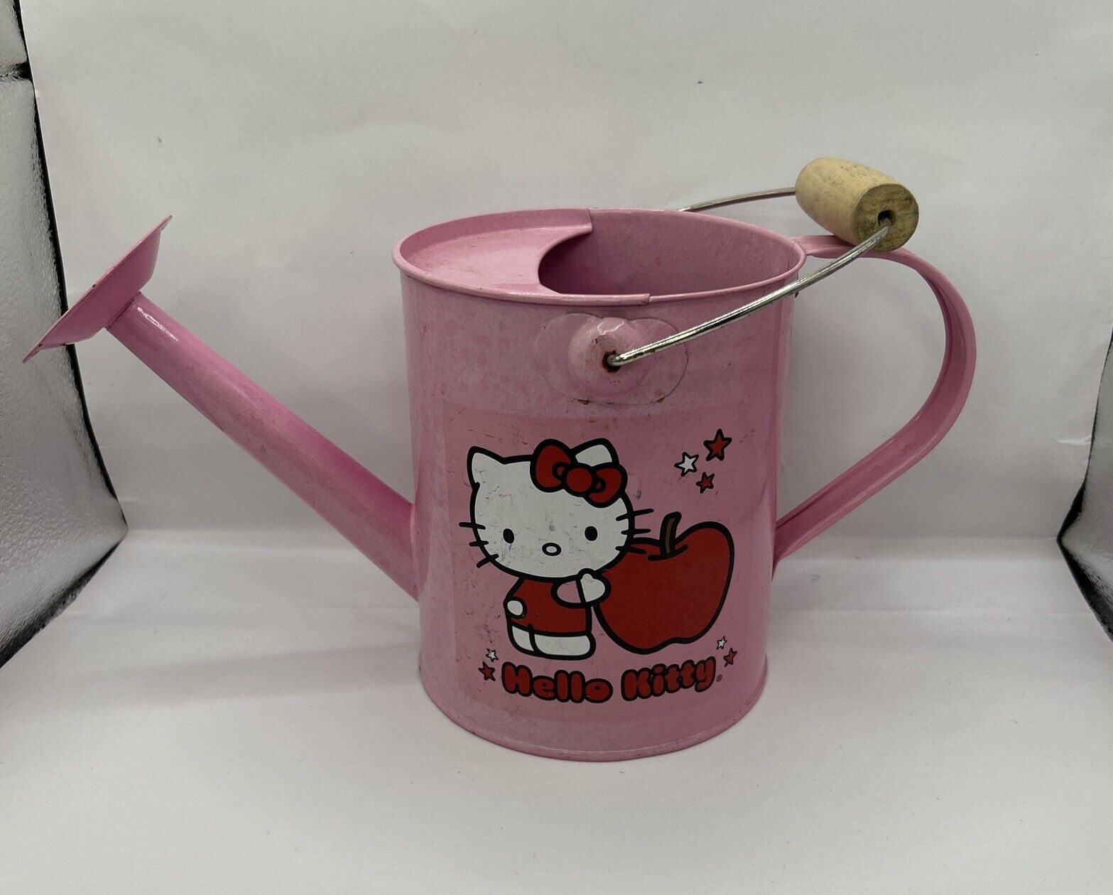Sanrio 2014 BB Designs Pink Hello Kitty Strawberries Flower Watering Can