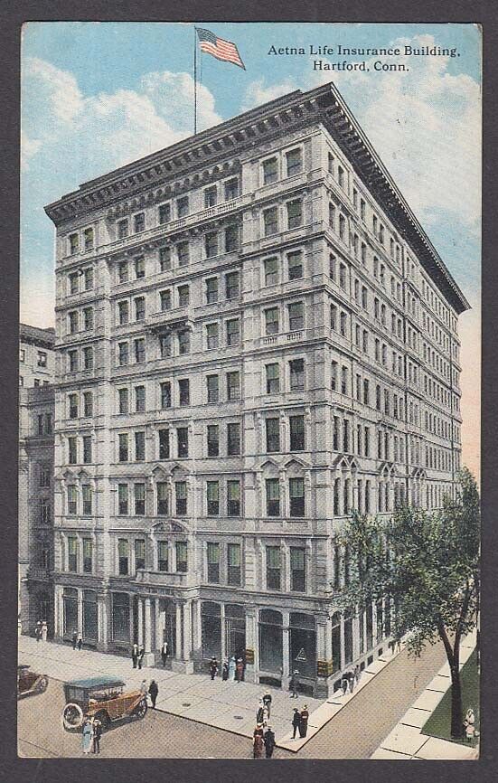 Aetna Life Insurance Building Hartford CT postcard 1915