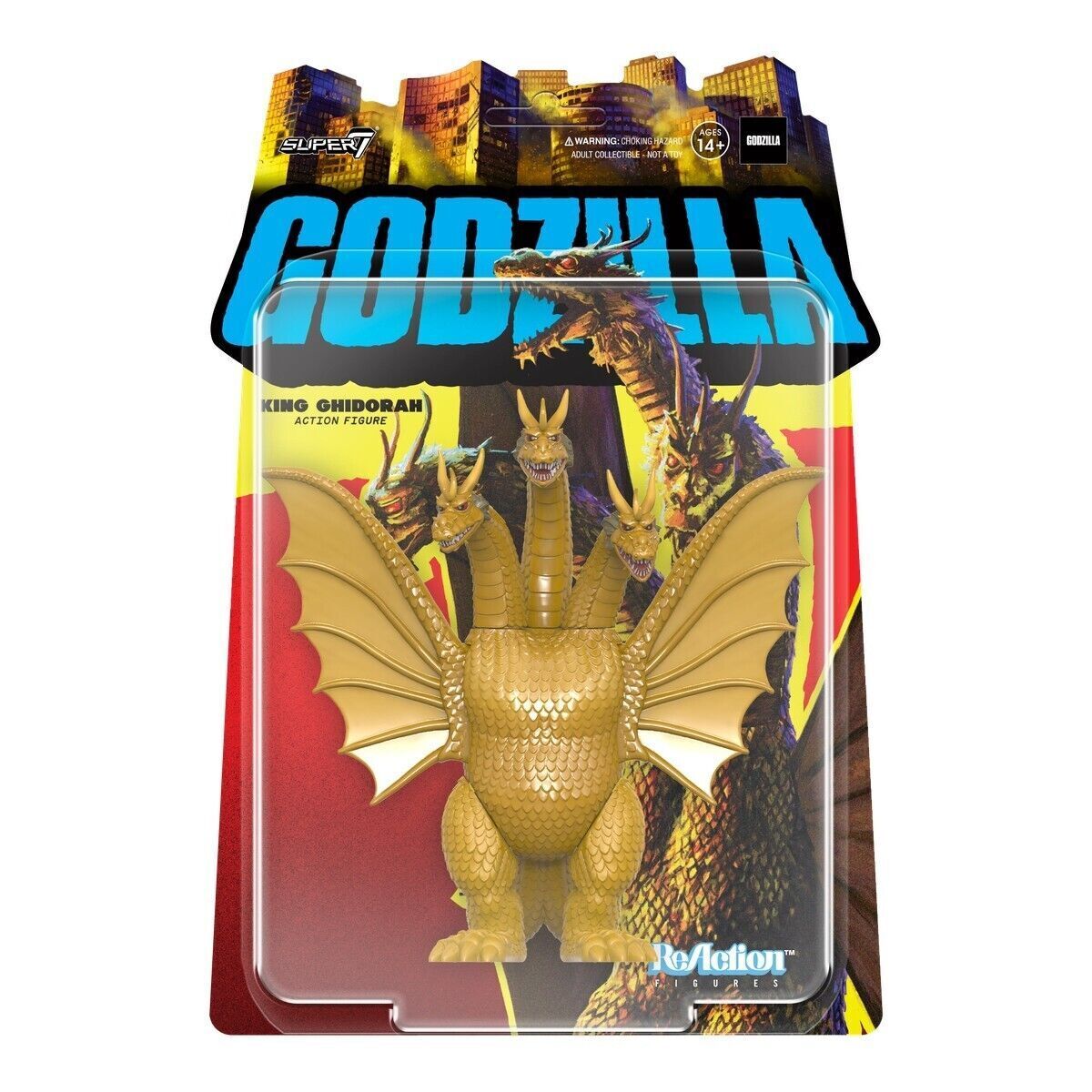 King Ghidorah Godzilla TOHO Super7 Reaction Action Figure