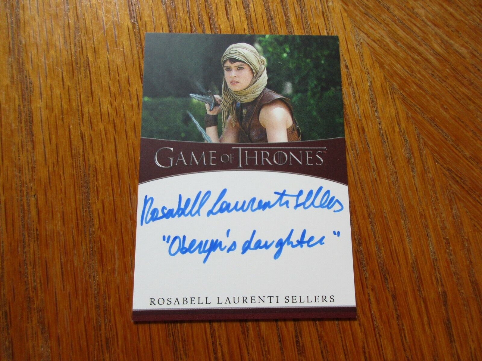 Game of Thrones The Iron Anniversary Ser 1 ROSABELL LAURENTI SELLERS Autograph