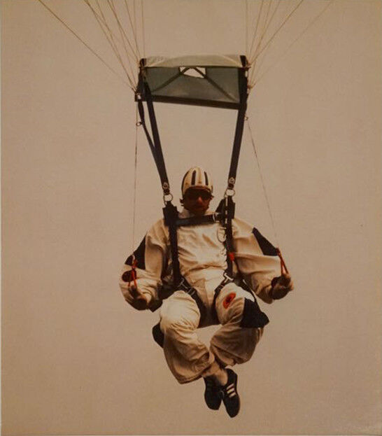 Vintage Skydiving Photography By Artist lois Scheffers \