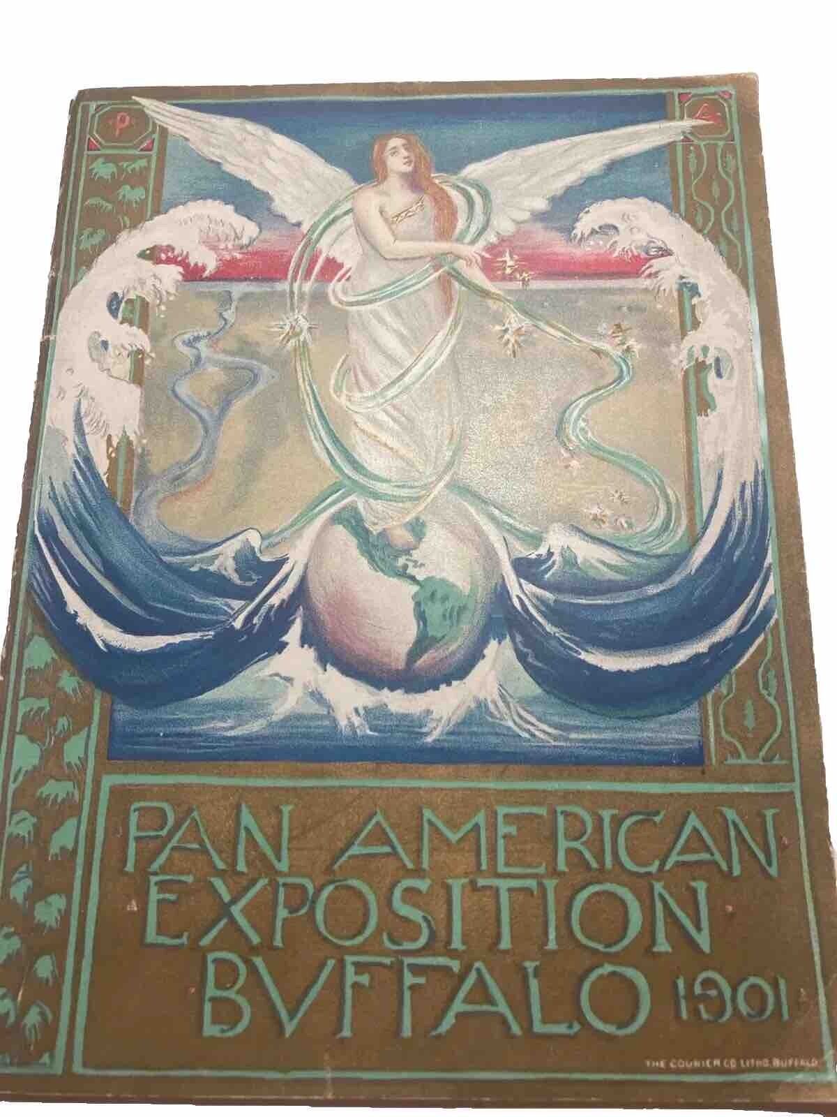 Rare &  Beautiful Pan-American Exposition Buffalo NY 1901 Program Angel Orig SHF