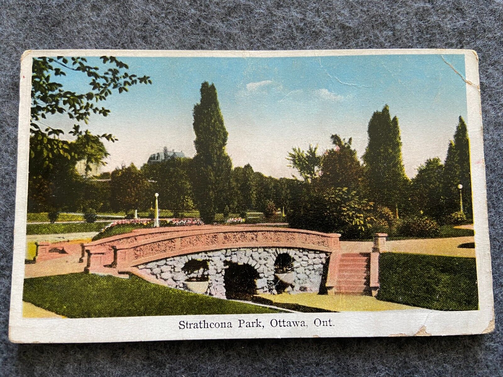 Strathcona Park, Ottawa Ontario, Canada Vintage Postcard